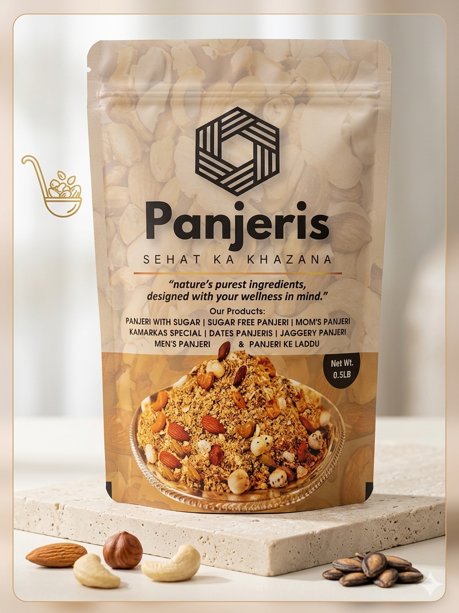 Panjeri Khaas (0.5 lb) — Premium Saffron & Pine Nut Energy Blend